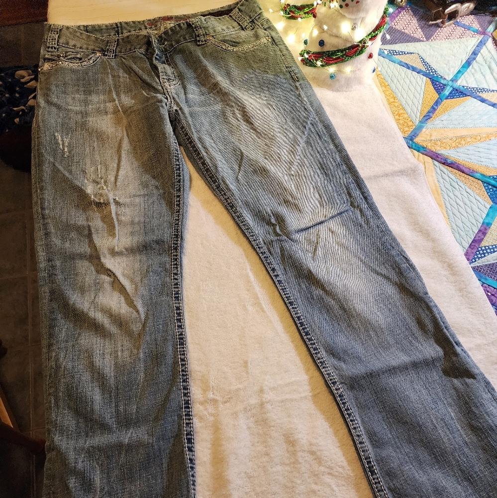Rock and Roll Cowgirl Jeans Mid-Rise 34 x 34